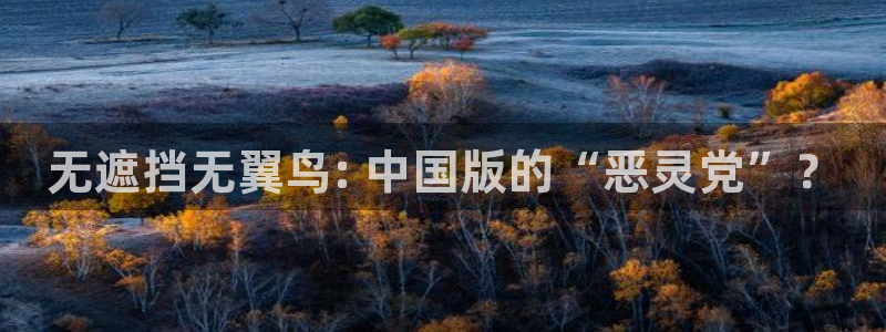 汗汗漫画免费无遮掩免费：无遮挡无翼鸟: 中国版的“恶灵党”？