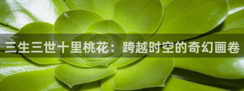 韩漫网站汗汗漫画：三生三世十里桃花：跨越时空的奇幻画卷